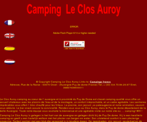 campingclub.info: camping auvergne puy de dome 63 france, camping le clos auroy, espace aquatique, location mobil-home, verhuur, tourisme, auvergne, auvernia, wifi, internet,
Camping auvergne CAMPING LE CLOS AUROY **** camping auvergne Puy de dome,(63), campingauvergne pres du Clermont Ferrand une tres beau camping avec piscines et animation. 4 etoiles. Camp-site with swimmingpools in the auvergne near Clermont Ferrand. Pracht camping met zwembaden in de Auvergne bij Clermont Ferrand. Estamos con nostro camping dentro de auvernia.