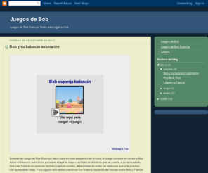 juegosdebob.net: Juegos de Bob
