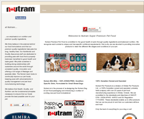 nutramonline.com: Nutram Premium Pet Food dedicated to providing pets with food that is properly balanced and beneficial to good health and palatable
Nutram offers a range of life-stage and condition-specific quality dog and cat foods