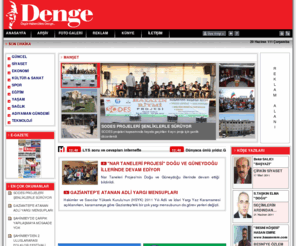 gaziantepdenge.com: Gaziantep Denge Gazetesi - Gaziantep Haberleri, gaziantep haber
yerel gazete, farklı gazete, dogru gercek haber, sondakika, son dakika, spor, ekonomi haberleri