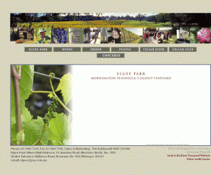 elgeeparkwines.com.au: Elgee Park Wines
Elgee Park Wines - Mornington Peninsula's (Australia) oldest vineyard