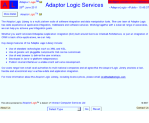 interact-uk.com: Adaptor Logic
A development of Interact Computer Services Ltd, email info@interact-uk.com