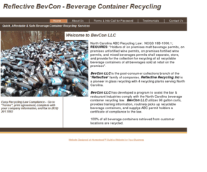 reflectivebevcon.com: Home
ABC Recycling, Glass Recycling, Bill Clark, bottle recycling, glass processing, bottle pick-up, Reflective Recycling, BevCon, ABC recycling Compliance, post-consumer glass, 