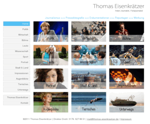 thomas-eisenkraetzer.de: Thomas Eisenkraetzer
journalismus, presseagentur, zeitungen, zeischriften, agentur, schleswig holstein, kiel