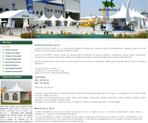 alumifer.com: Alumifer Estructuras, Carpas, fabricante carpas, alquiler carpas, carpas bodas y eventos
Alumifer, alquiler carpas, alquiler carpas bodas, alquiler carpas eventos, alquiler carpas fiestas, alquiler carpas valencia, alquiler jaimas, carpa jaima, carpas bodas, carpas celebraciones, carpas desmontables, carpas en alquiler, carpas en valencia, carpas en venta, carpas eventos, carpas ferias, carpas fiestas, carpas industriales, carpas jaimas, carpas valencia, estructuras desmontables, fabrica carpas, naves desmontables, venta carpas, venta carpas plegables