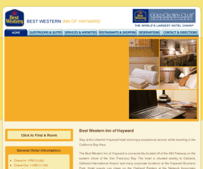 bestwesternhayward.com: Best Western Inn of Hayward Hotel in San Francisco Bay nearby Oakland and Oakland International Airport
Best Western Inn of Hayward is located on the eastern shore of the San Francisco Bay. The hotel is situated nearby to Oakland, Oakland International Airport and many corporate locations at the Hayward Business Park.