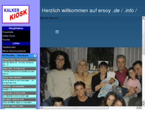 ersoysoft.com: Wilkommen auf ersoy.de
www.ersoy.de ist eine Private Seite der Familie Ersoy