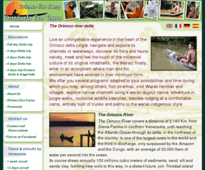 orinoco-delta.com: Orinoco Delta
An unforgettable travel to the heart of the Orinoco river delta jungle, rich in biodiversity, home of Warao Indians. Lodge and excursions