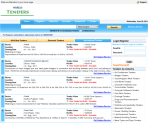 worldtenders.in: World Tender,tender World,tradeworld Tenders
World Tender,tender World,tradeworld Tenders,global Tender,global Tenders