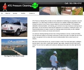 atgpressurecleaning.com: Pressure Cleaning, Power Washing, Gum Removal, Wood Sealing for Commercial & Residential in West Palm Beach, Palm Beach Gardens, Boca Raton, Loxahatchee, Wellington, & all of Palm Beach Country Florida
