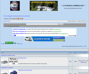 campingcaraide.fr: le forum du camping-car
Forum phpbb3