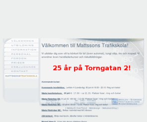 mattssonstrafikskola.info: Mattssons Trafikskola
