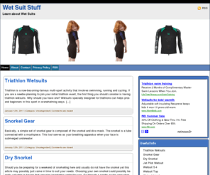 wetsuitstuff.com: Welcome to Wet Suit Stuff
Learn about Wet Suits