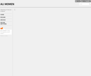 alimomen.com: Ali Momen
Official blog of E-list actor Ali Momen