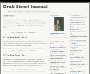 grubstreetjournal.com: Grub Street Journal — technology » education » books » humanities » photography
technology » education » books » humanities » photography