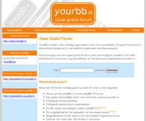 yourbb.nl: Gratis forum service - YourBB.nl
Gratis forum service - YourBB.nl