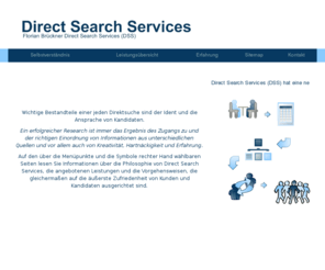 direct-search-services.com: Direct Search Services
Direktsuche, Direktansprache, Research, Identifizierung, Ident