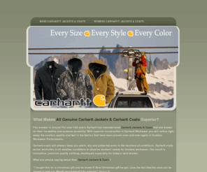 carharttcoatsstore.net: Carhartt Jackets & Carhartt Coats
Carhartt Clothes, Carhartt Jackets, Carhartt Coats, Carhartt Overalls, Carhartt Coveralls, Carhartt Hats, Carhartt Gloves and all other high quality outdoor workwear offered by Canopa.