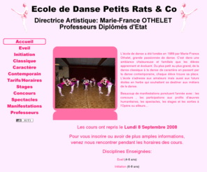 ecolededanse-petitsrats-et-co.com: Ecole de Danse Petits Rats & Co
Petits rats et Co, est une école de danse de Seine et Marne.