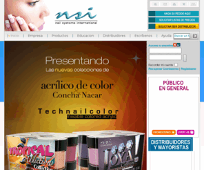 nsimex.com: NSI México - Inicio
Por más de 40 años, Nail Systems International (NSI) ha ido a la vanguardia de la tecnología en productos para uñas, para que técnicos en uñas como tú puedan trabajar de manera más inteligente, más rápido y con mejores ganancias.