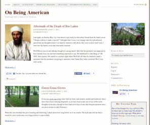 onbeingamerican.com: On Being American — Exploring what it means to be American
Exploring what it means to be American