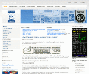 radiodx.com: Home - radiodx.com
radiodx.com - the website of the New Zealand Radio DX League