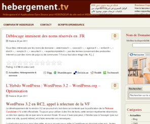 hebergement.tv: Conseils Hebergement & scripts webmaster Open source
Démonstrations, comparatif et téléchargements de blog, cms, e-commerce (Wordpress, Dotclear, Joomla, Drupal, OsCommerce etc...) et scripts open-sou