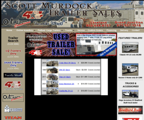 murdockproseries.com: Scott Murdock Trailer Sales - Horse Trailers -  Loveland -  Grand Junction  - Colorado
Horse Trailers in Colorado. View online listings of new and used horse trailers. Two locations, Grand Junctions and Loveland featuring 4 Star, Trails West, Sundowner, Titan, Merrit, WW, and Kiefer Built.