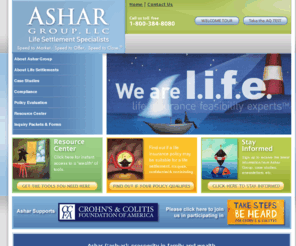 policyfilterprogram.net: Ashar Group – Life Settlements Specialists
Ashar Group LLC serves as a strategic partner and complete solution specialist in the Life Settlement market.