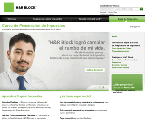 cursoimpuestos.com: H&R Block - Curso para la Preparación de Impuestos Preparado por Profesionales de Impuestos - Información e Inscripción
Inscríbete en el Curso de Preparación de Impuestos de H&R Block y descubre un nuevo oficio que te podría llevar a una nueva carrera en sólo 11 semanas.