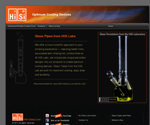 hisi-labs.com: Bongs, Perc Bongs, waterpipes, glass pipes, HiSi Labs
Manufacturer of US made hand blown glass percolator water pipes for maximum cooling.