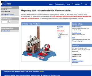 grosshandelsposten24.de: Megashop 2000 e. K. - Megashop 2000 - Grosshandel für Wiederverkäufer
Grosshandel Restposten für Wiederverkäufer