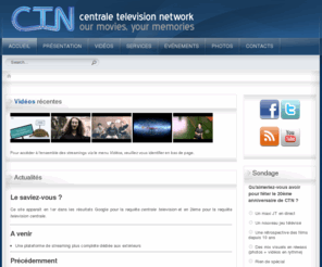 ctn-ecl.com: CTN - Centrale Television Network
Site de CTN (Centrale Television Network), la télévision étudiante de l'Ecole Centrale Lyon.