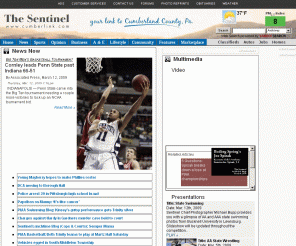 cumberlink.com: The Sentinel Online : Front Page
The Sentinel Newspaper Online, Carlisle, Perry County, Shippensburg, Pennsylvania
