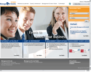 mestudio.fi: Management Events Studio
Management Events Studio auttaa asiakkaitaan kehittymään ja nostamaan profiiliaan B2B- kentässä tapahtumapohjaisen markkinoinnin avulla