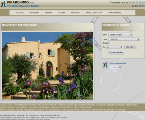pirard-immo.com: PIRARD Immobilier - Riez
Pirard Immobilier: Agence immobilière à Riez 04500 en Provence près des gorges du Verdon dans le Parc du Verdon