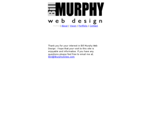 wpm3.com: Bill Murphy Web Design
Bill Murphy Web Design