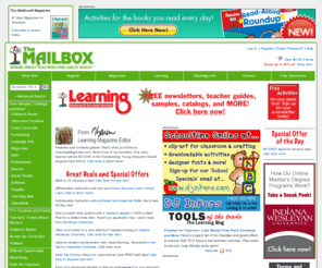 learningmagazine.net: The Mailbox.com | Home of the #1 Idea Magazine for Teachers ®
For more than 30 years, teachers have trusted The MAILBOX to deliver grade-specific ideas and activities to help their students succeed. Publishers of The MAILBOX magazine, TEACHER'S HELPER magazine, BOOKBAG Online, and The MAILBOX Books.