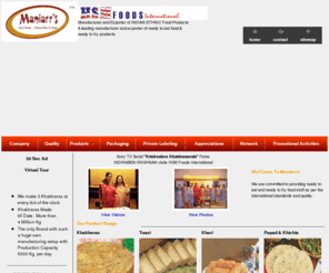 maniars.com: Indian Ethnic Food | Indian Healthy Diet Snacks | Tasty Khakhra
HSM International Manufacturer and Exporter of Indian Ethnic Food like Khakhra, Chiki, Biscuits, Khari and Toast.