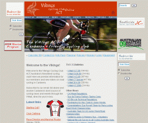 vikingscycling.org.au: Tuggeranong Vikings Cycling Club
We cater for, and hope to encourage road racing in the Southern Canberra Region by providing an encouraging and friendly atmosphere in which cyclists of all levels can compete