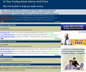 1daytradingstockadviceandpicks.com: Stock Picks Best Day Trading Stock Picks Top Penny Stock Picks Daily Stock Picks Stock of the Day Trading Stock Picks hot stock picks rocket stock picks best stock option trading services stock market trading
Stock Picks Best Day Trading Stock Picks Top Penny Stock Picks Daily Stock Picks Stock of the day trading stock picks hot stock picks top stock picks rocket stock picks online stock investing stock market trading stock of the day daily stock picks best stock option trading services