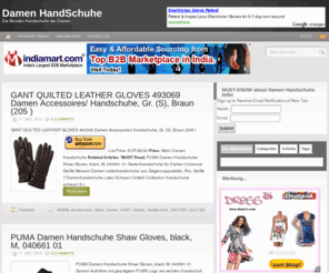 damenhandschuhe.org: Damen HandSchuhe | Die Bessten Handschuhe der Damen
Damen HandSchuhe: Die Bessten Handschuhe der Damen