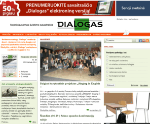dialogas.com: Dialogas - Nepriklausomas švietimo savaitraštis | Mokytojų laikraštis
Švietimo aktualijos, mokytojų bendruomenė, pedagogų laikraštis
