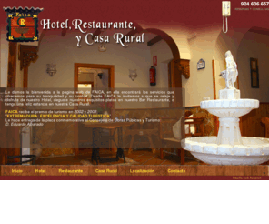 faica.com: Hotel - Restaurante - Casa Rural - Alojamiento Rural - Sierra de Extremadura - Badajoz - Turismo Rural - Alojamiento - FAICA.com
