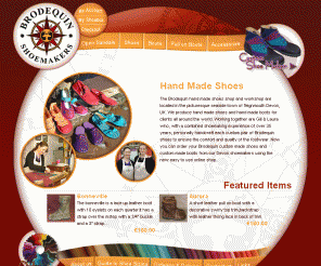 brodequinshoemakers.co.uk: Brodequin Shoemakers - hand made shoes and boots, Devon UK
Brodequin Shoemakers produce custom hand made shoes and boots in Teignmouth, Devon,  UK. Order online or visit our shop.