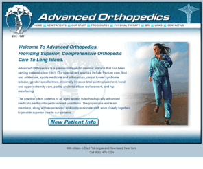 brookhavenortho.com: Advanced Orthopedics
Advanced Orthopedics - Orthopedic surgery with office in East Patchogue and Ridge, New York