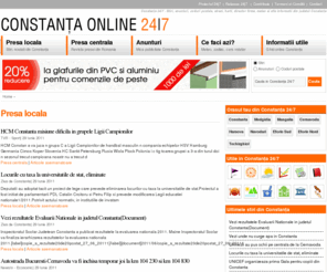 constanta247.com: Constanţa 24/7  - Stiri, anunturi, coduri postale, strazi, harti,  director firme, meteo  si alte informatii din judetul Constanţa
 - Stiri, anunturi, coduri postale, strazi, harti,  director firme, meteo  si alte informatii din judetul Constanţa