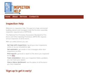 fdaiselfinspection.com: Inspection Help
Inspection Help provides services for performing inspections