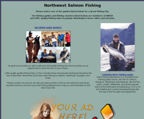 nwsalmonfishing.com: Northwest Salmon Fishing
Nw Salmon fishing guide service fishing the Columbia river and it's tributaries for Salmon, Steelhead and Sturgeon year 'round.