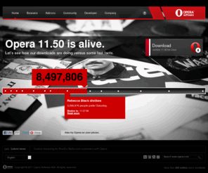 operaninja.com: Opera browser | Faster & safer internet | Free download
Opera offers free and easy to download Web browsers for computers, mobile phones and devices. Share our passion for technology, and download an Opera browser today.